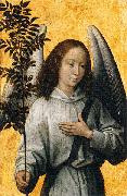 Hans Memling Angel with an olive branch Spain oil painting artist
